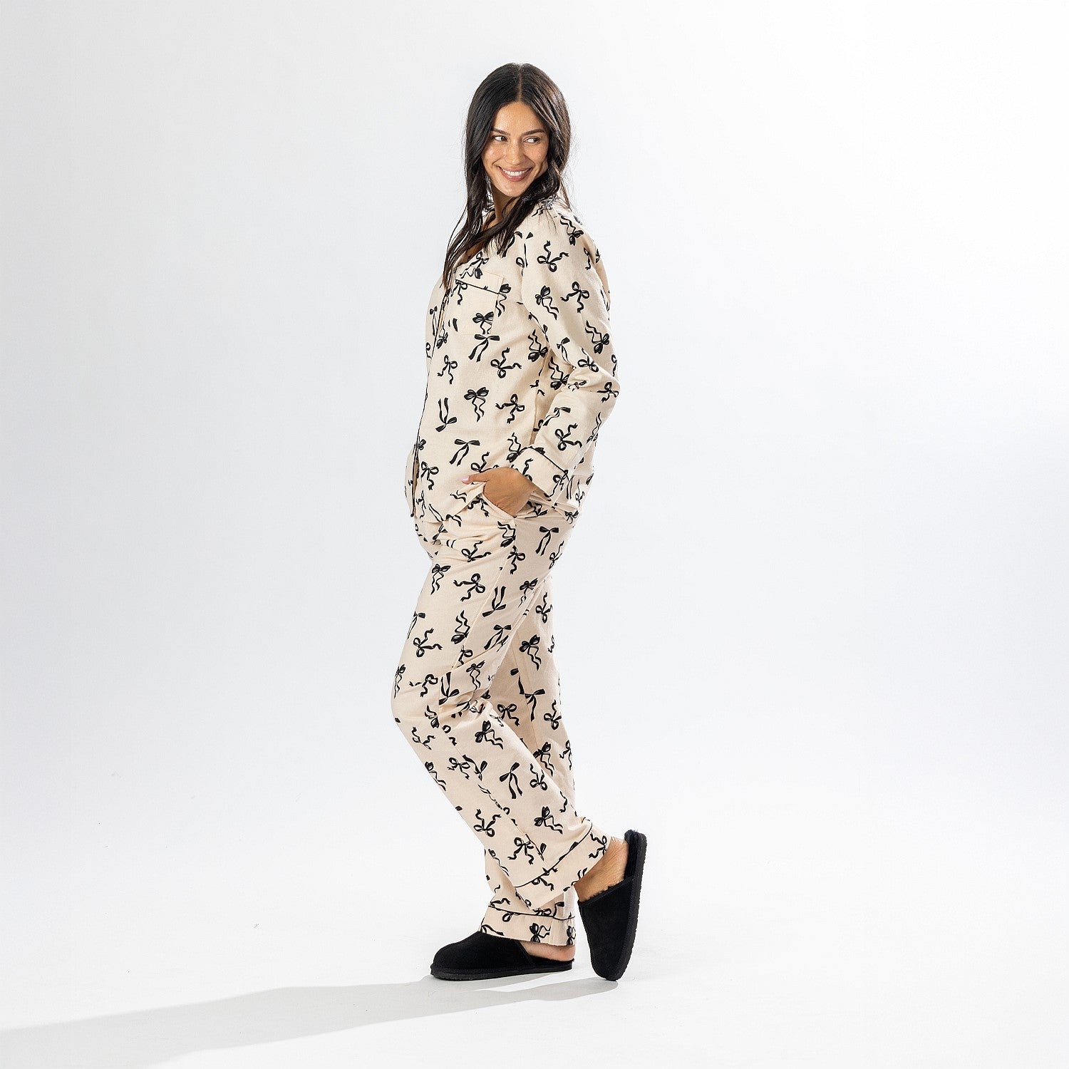 bb&b Sleep Bows Flannelette PJ Set