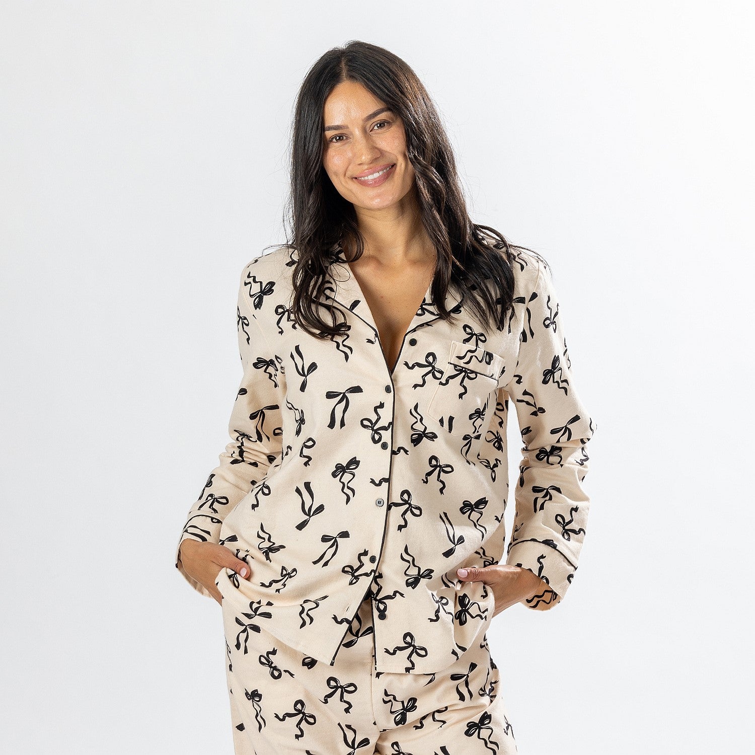 bb&b Sleep Bows Flannelette PJ Set