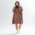 bb&b Sleep Unisex Check Oversized Hoodie