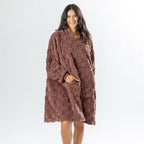 bb&b Sleep Unisex Check Oversized Hoodie