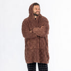 bb&b Sleep Unisex Check Oversized Hoodie