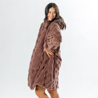 bb&b Sleep Unisex Check Oversized Hoodie