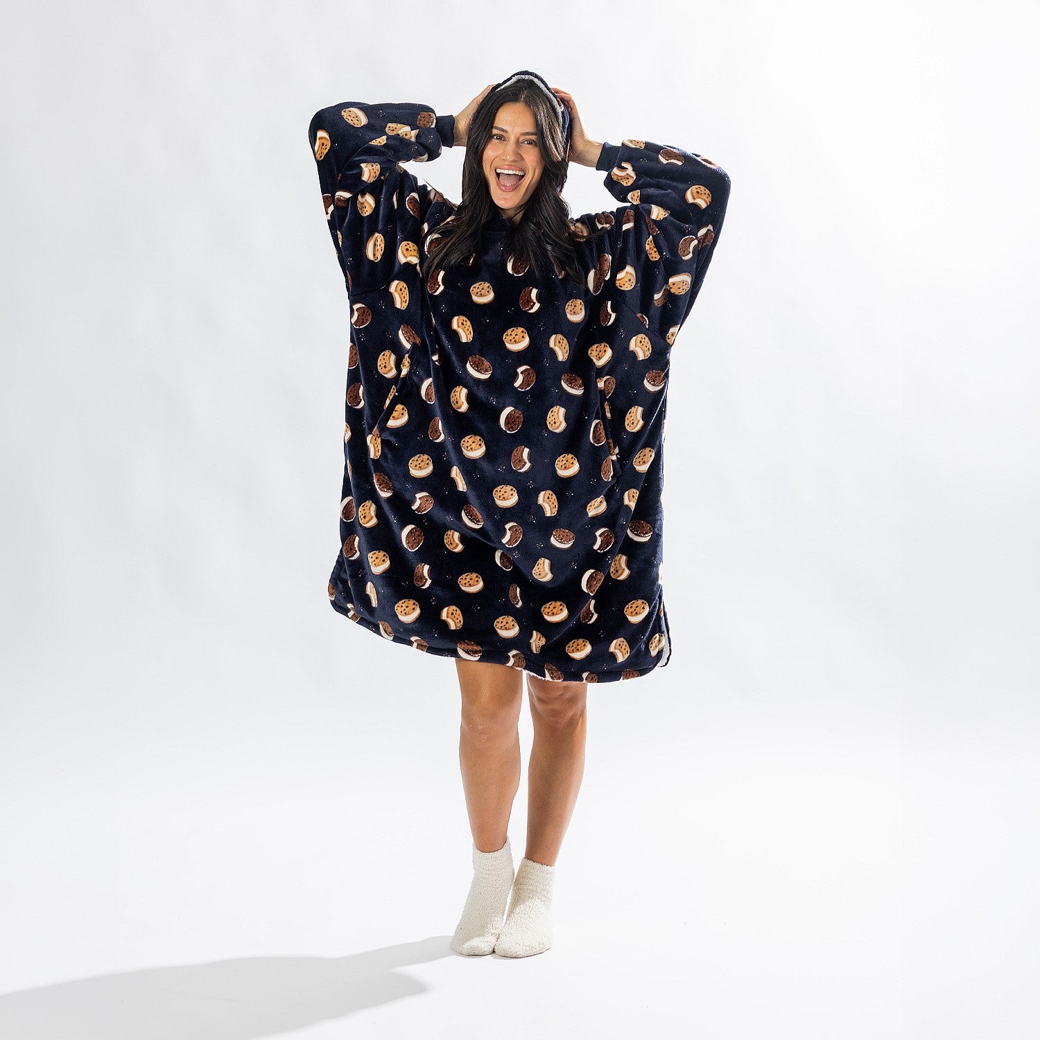 bb&b Sleep Cookie Crumbles  Oversized Hoodie