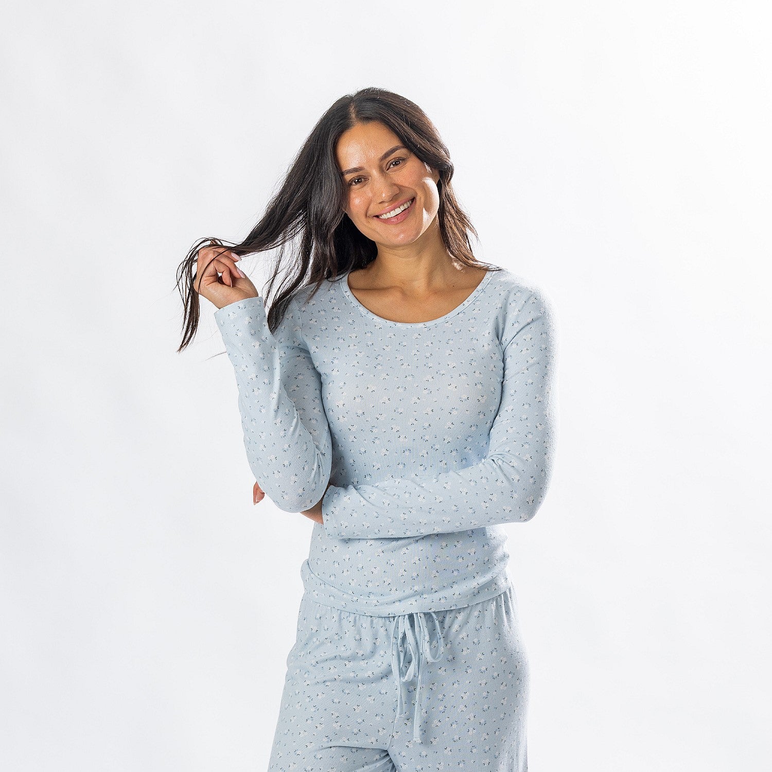 Marlo Cosy Knit Long Sleeve PJ Top