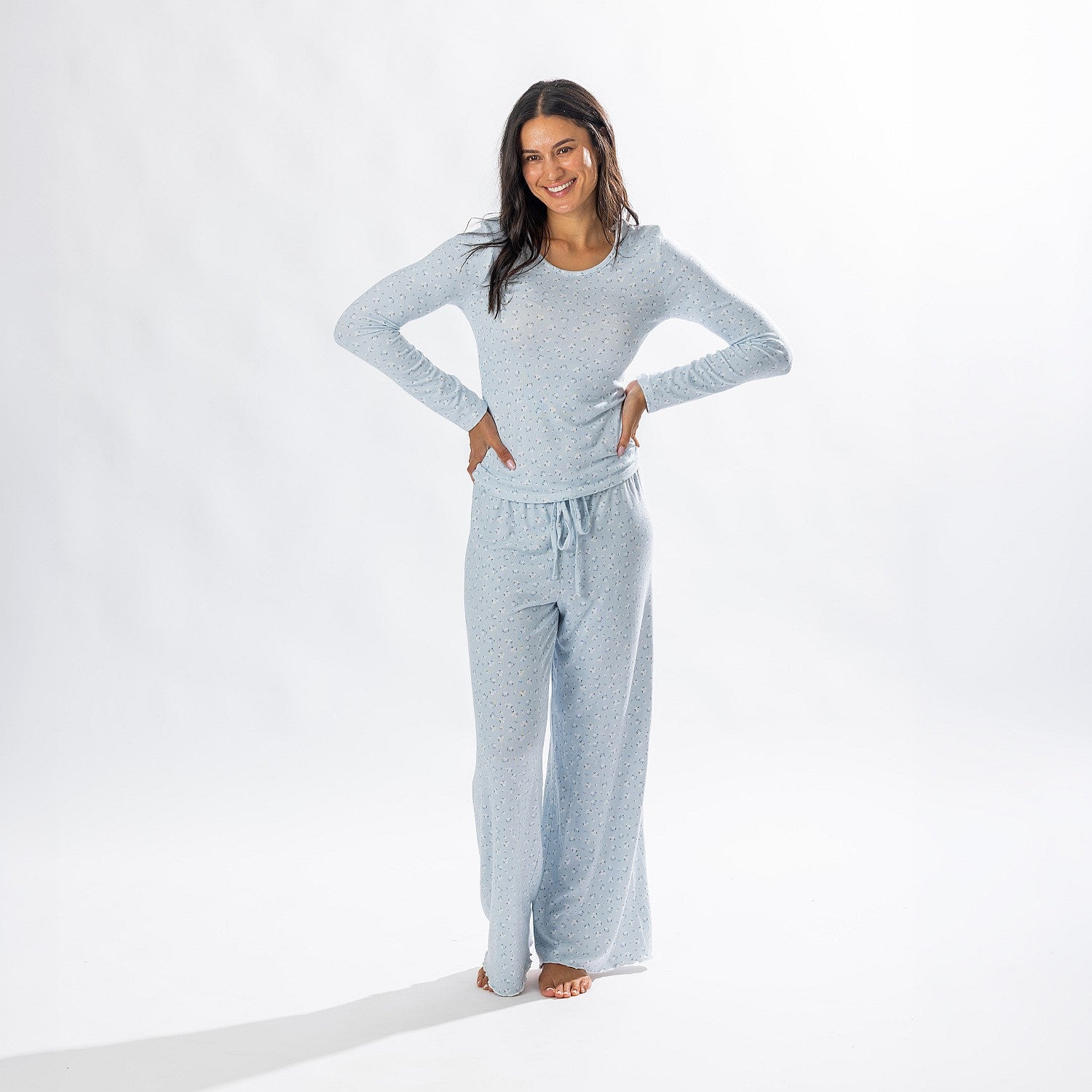 Marlo Cosy Knit Long Sleeve PJ Top