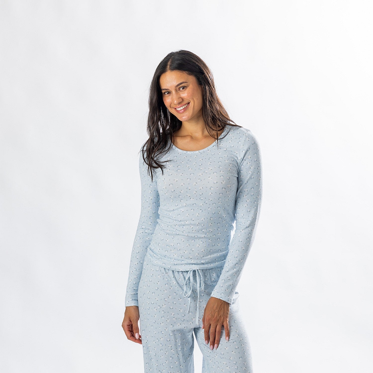Marlo Cosy Knit Long Sleeve PJ Top