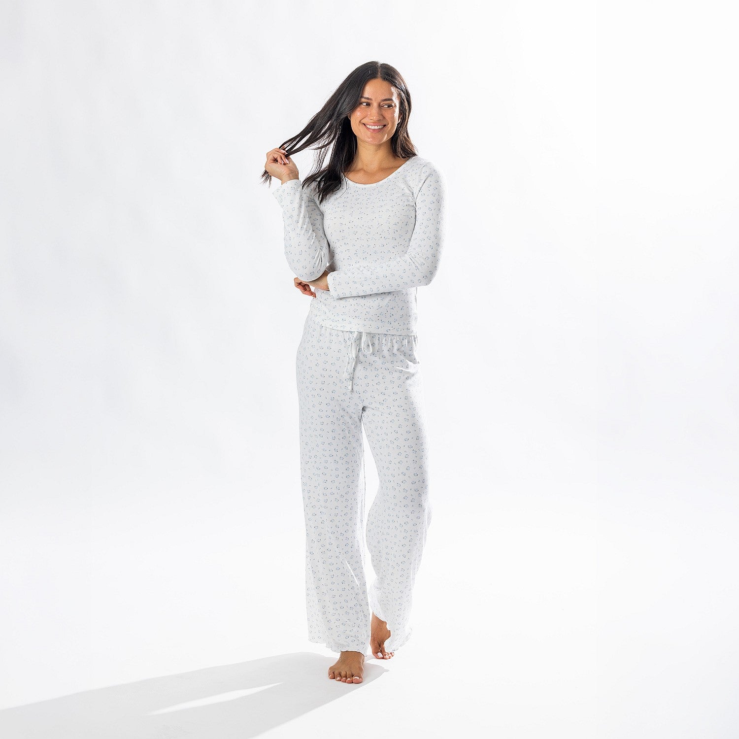 Marlo Cosy Knit Long Sleeve PJ Top