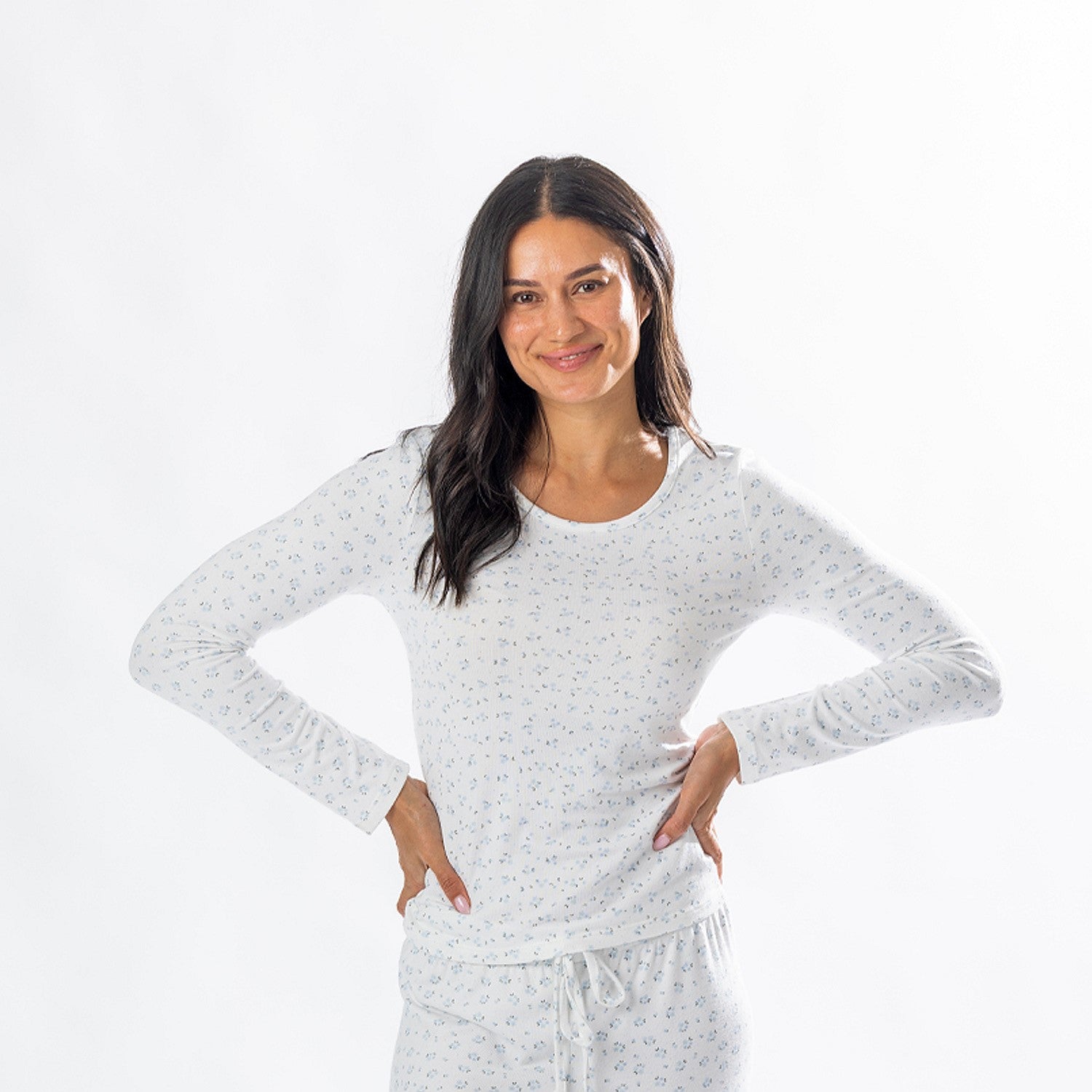 Marlo Cosy Knit Long Sleeve PJ Top