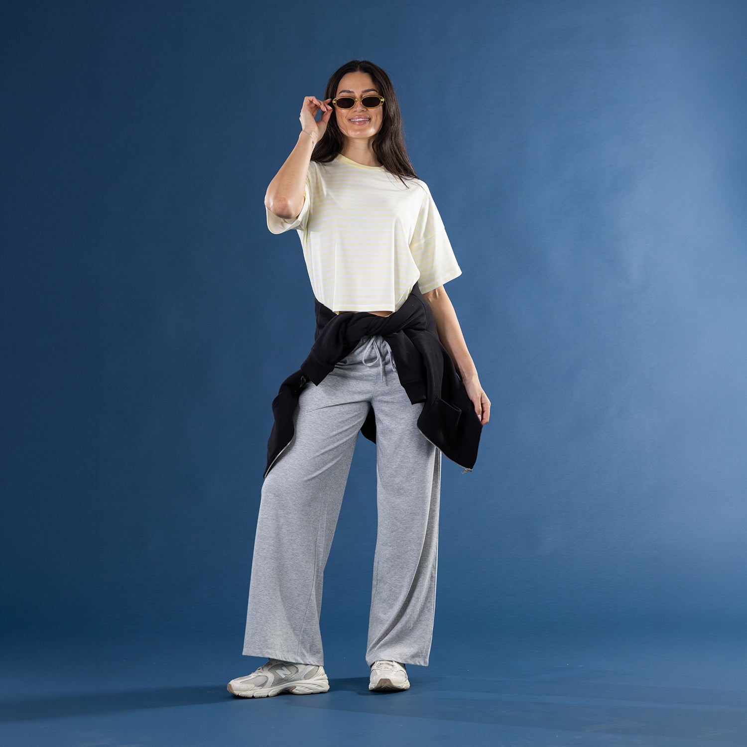 Simple & Sunday Lounge Relaxed Stripe Tee
