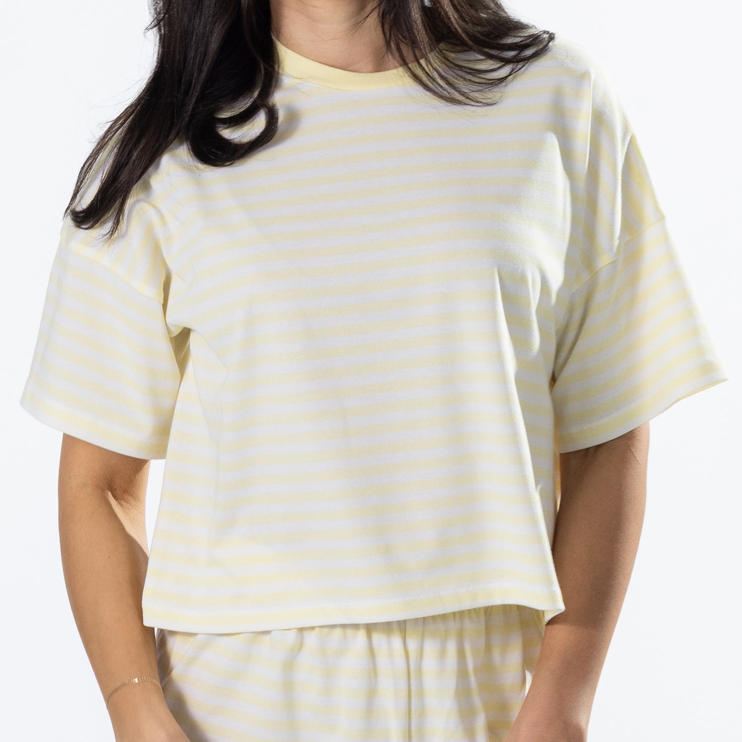 Simple & Sunday Lounge Relaxed Stripe Tee