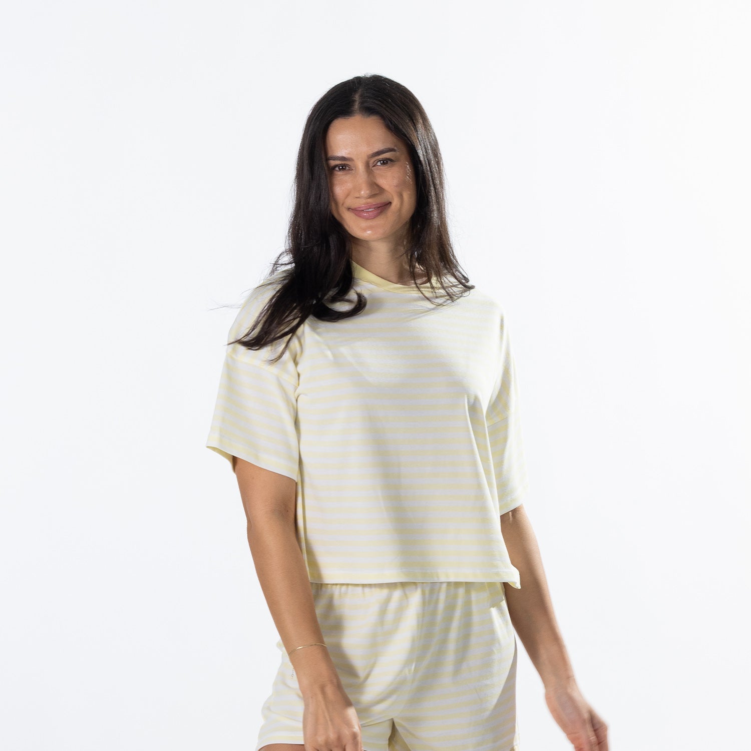 Simple & Sunday Lounge Relaxed Stripe Tee