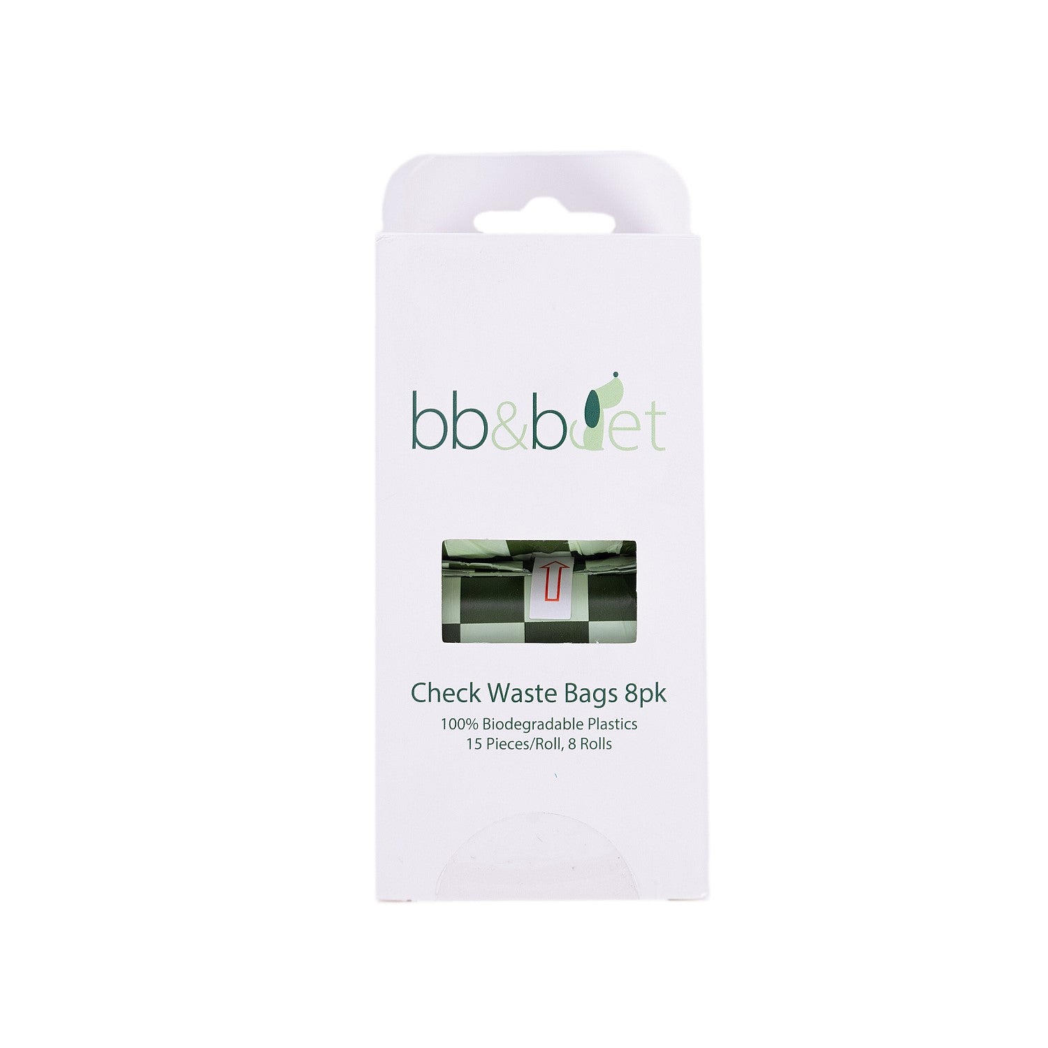 bb&b Pets Check Waste Bags 8 Pack