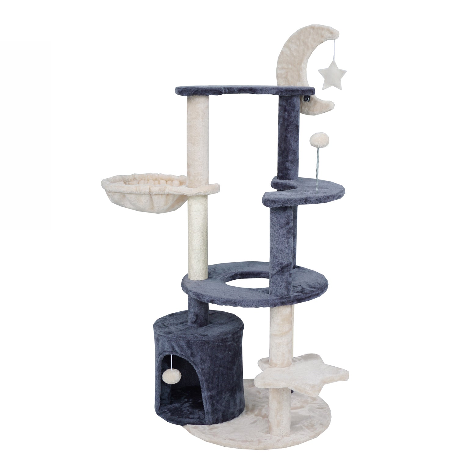 bb&b Pet Midnight Cat Scratching Tower