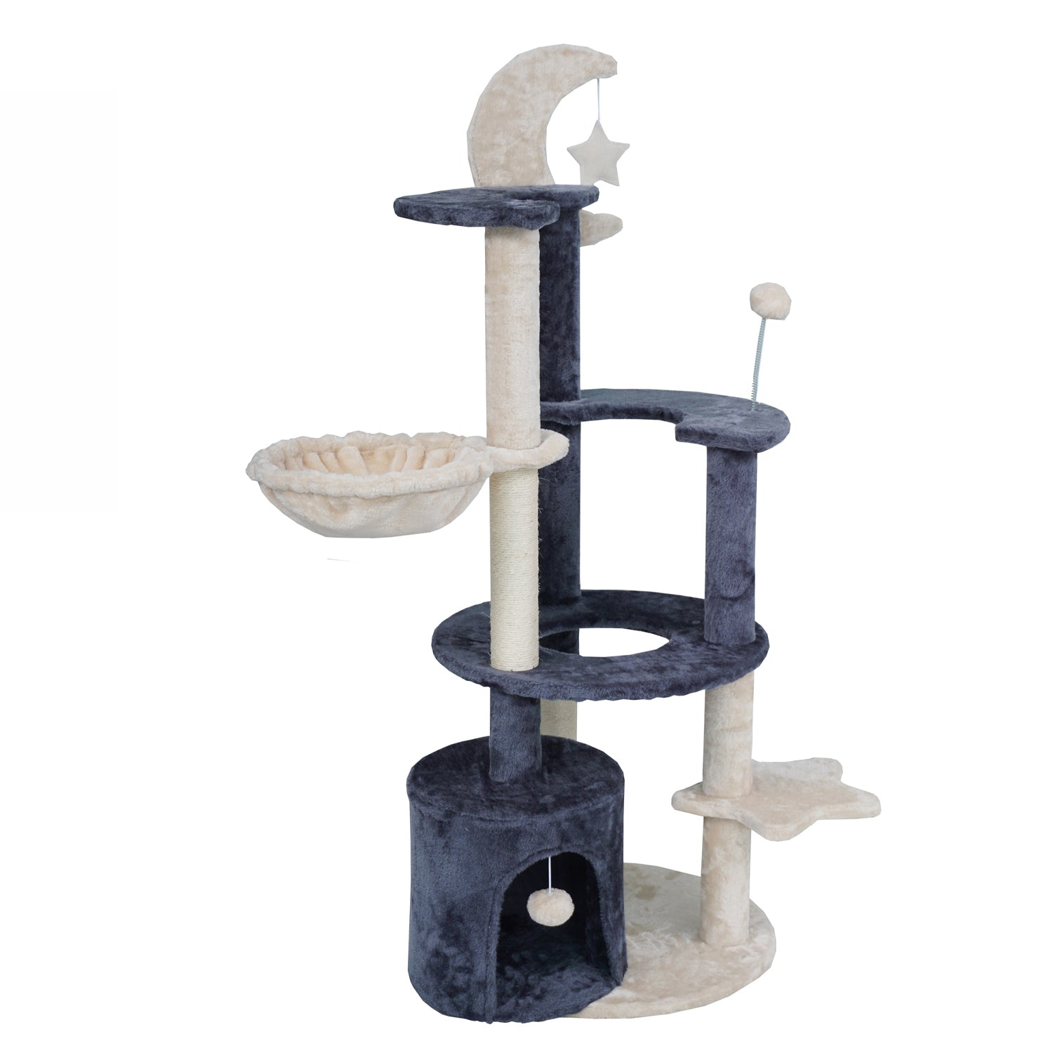 bb&b Pet Midnight Cat Scratching Tower