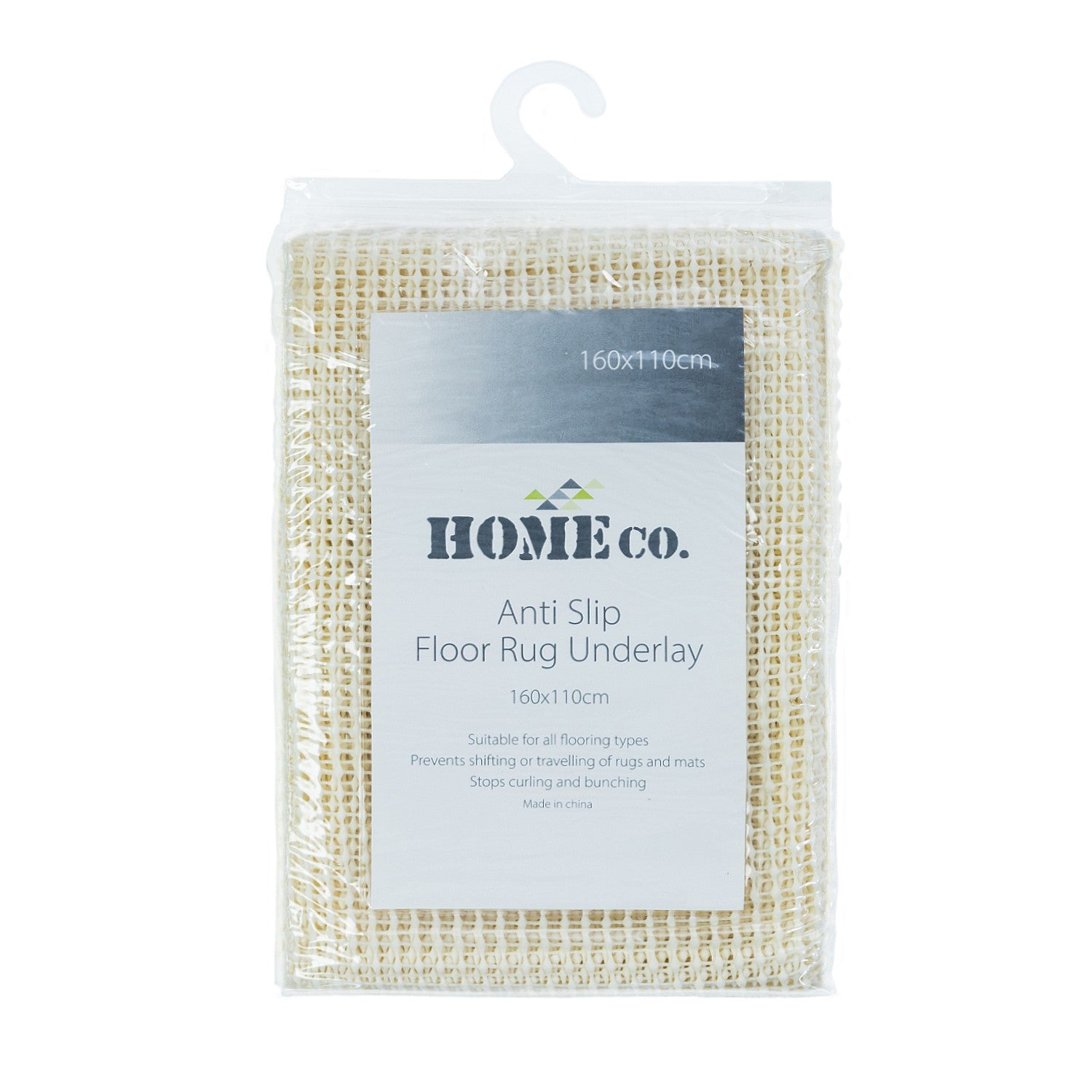 Home Co. Anti Slip Floor Rug Underlay 160x110cm