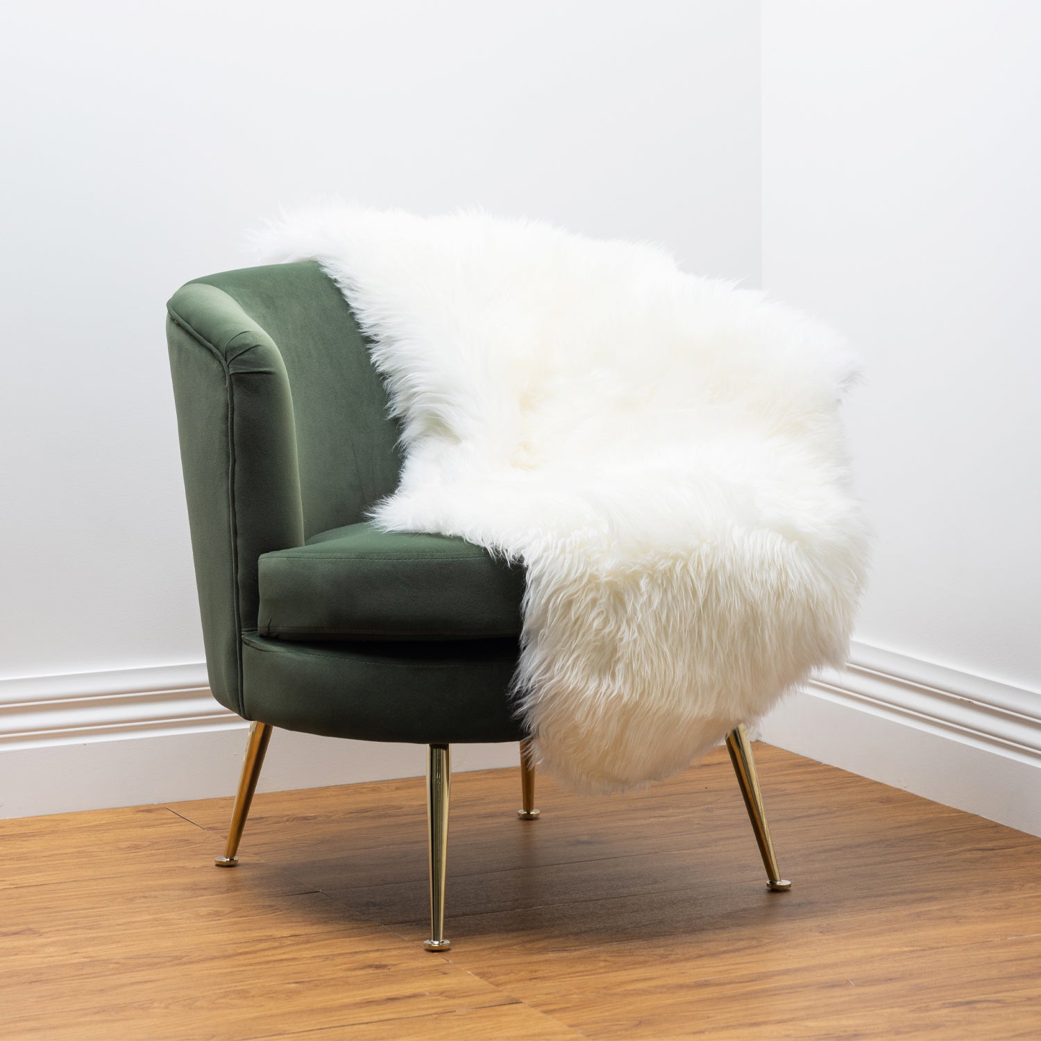 Woolrest Gold Sheepskin Rug 65x105cm
