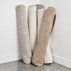 Woolrest Textured NZ Wool Rug Cream 160x230cm