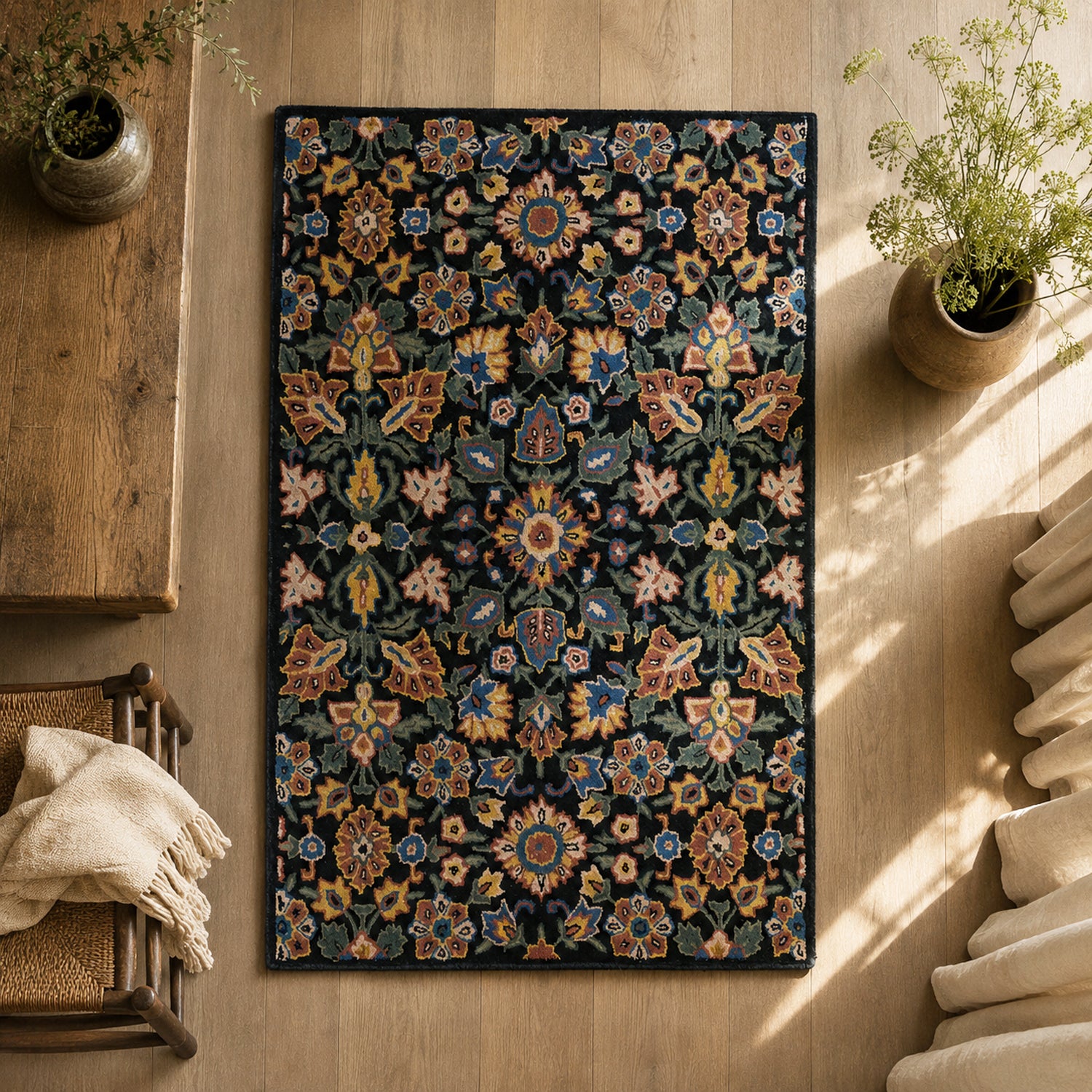Eden Adrienne Wool Blend Rug 120x180cm