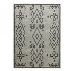 Solace Dakota Ivory & Charcoal Wool Rug 160x230cm