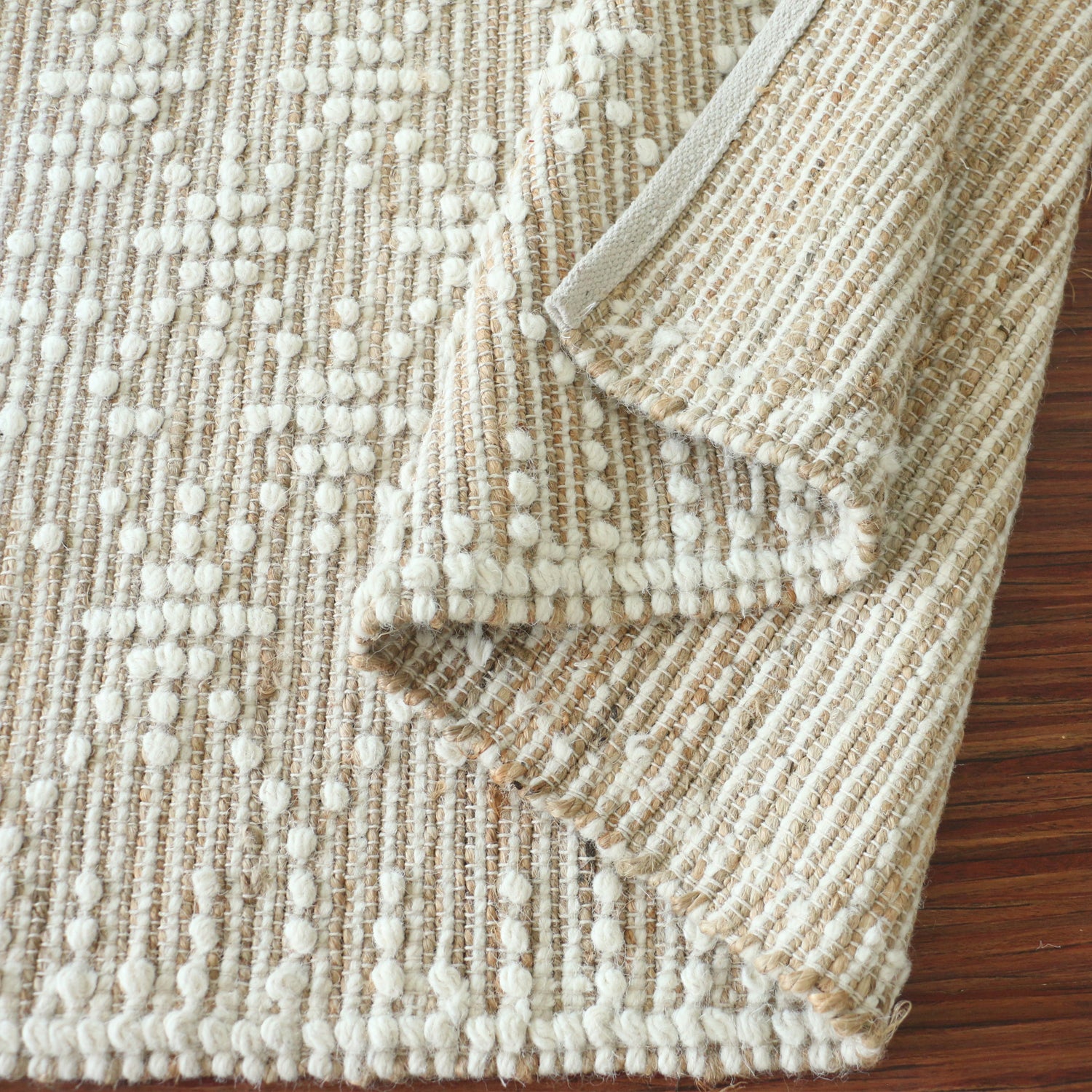 Solace Jolie Star Wool Jute Rug 160x230cm