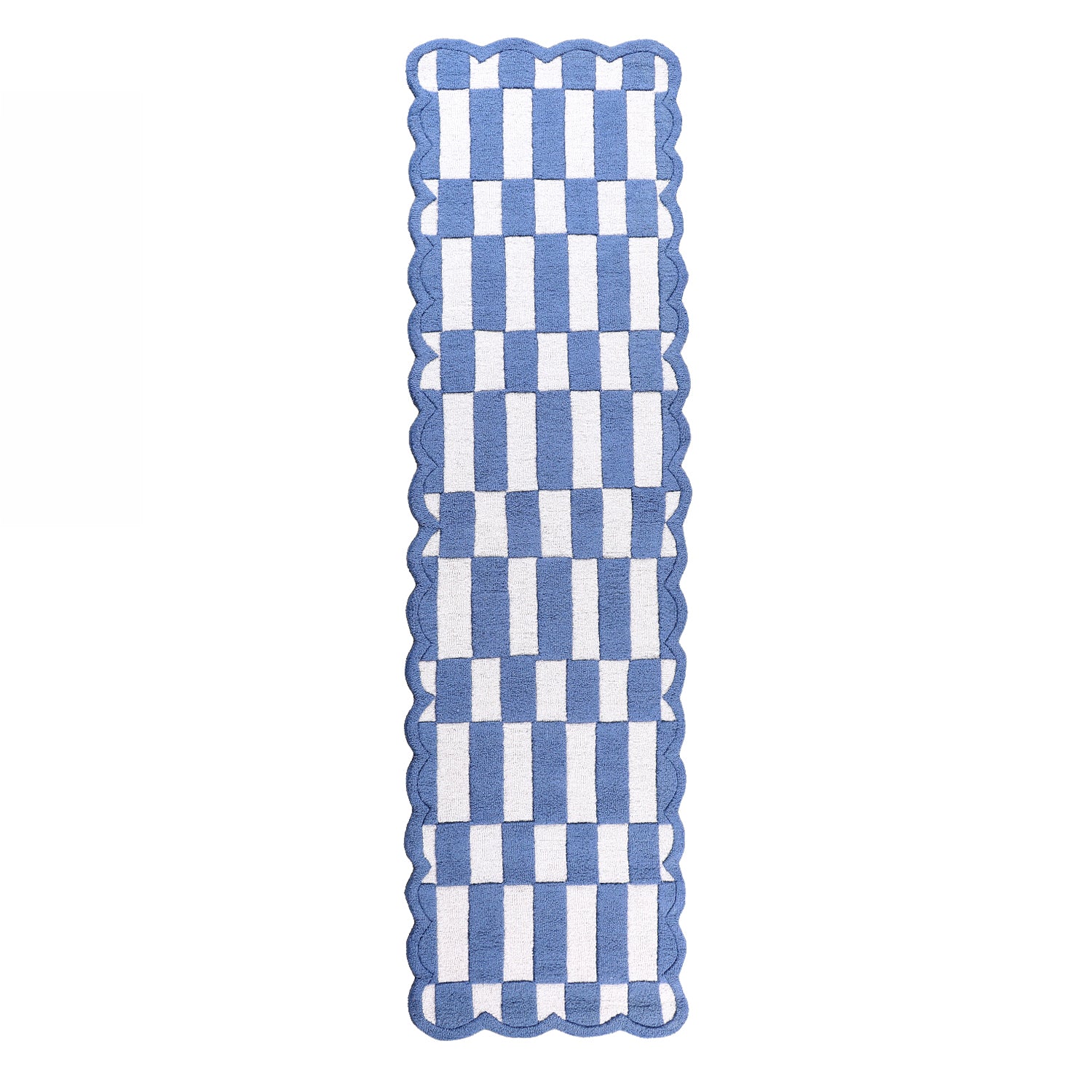 Marlo Lois Check Wool Runner 80x300cm