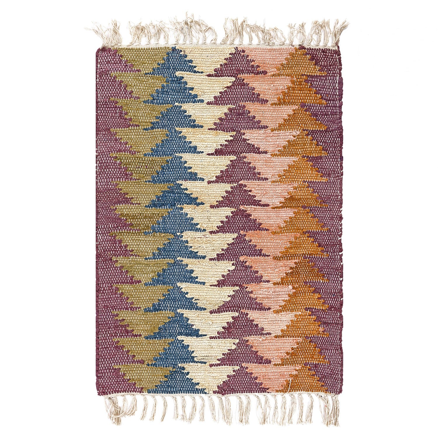 Design Republique Multi Triangle Scatter Rug 60x90cm
