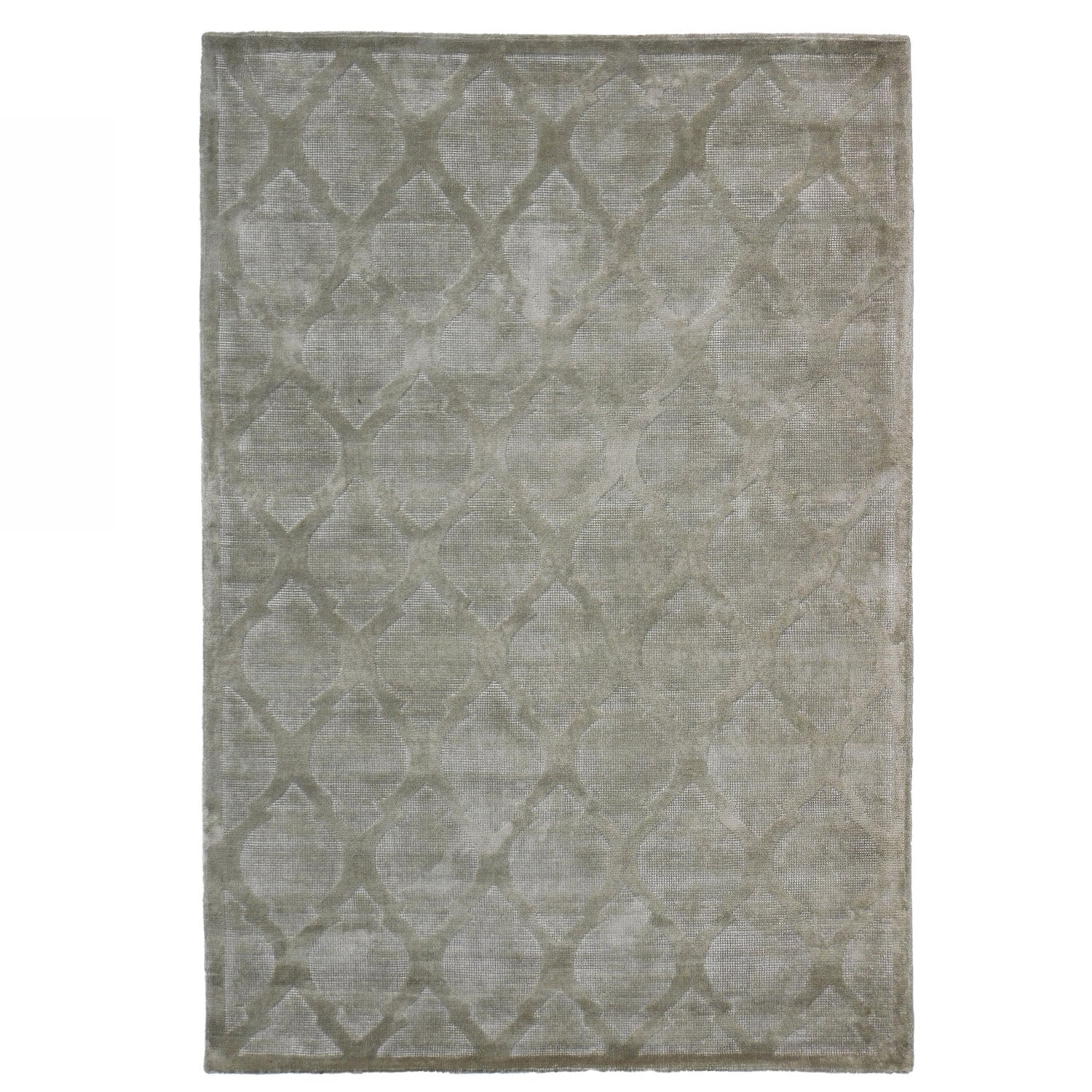 Design Republique Holiday Silver Viscose Rug 200x300cm