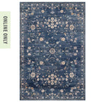 Home Co. Allie Blue Soft Touch Rug 200x300cm