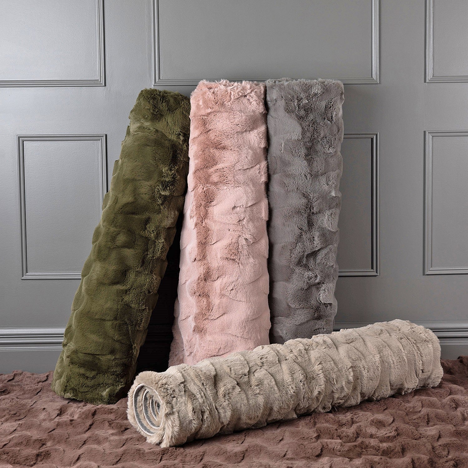 Design Republique Grove Faux Fur Rug 200 X 300cm