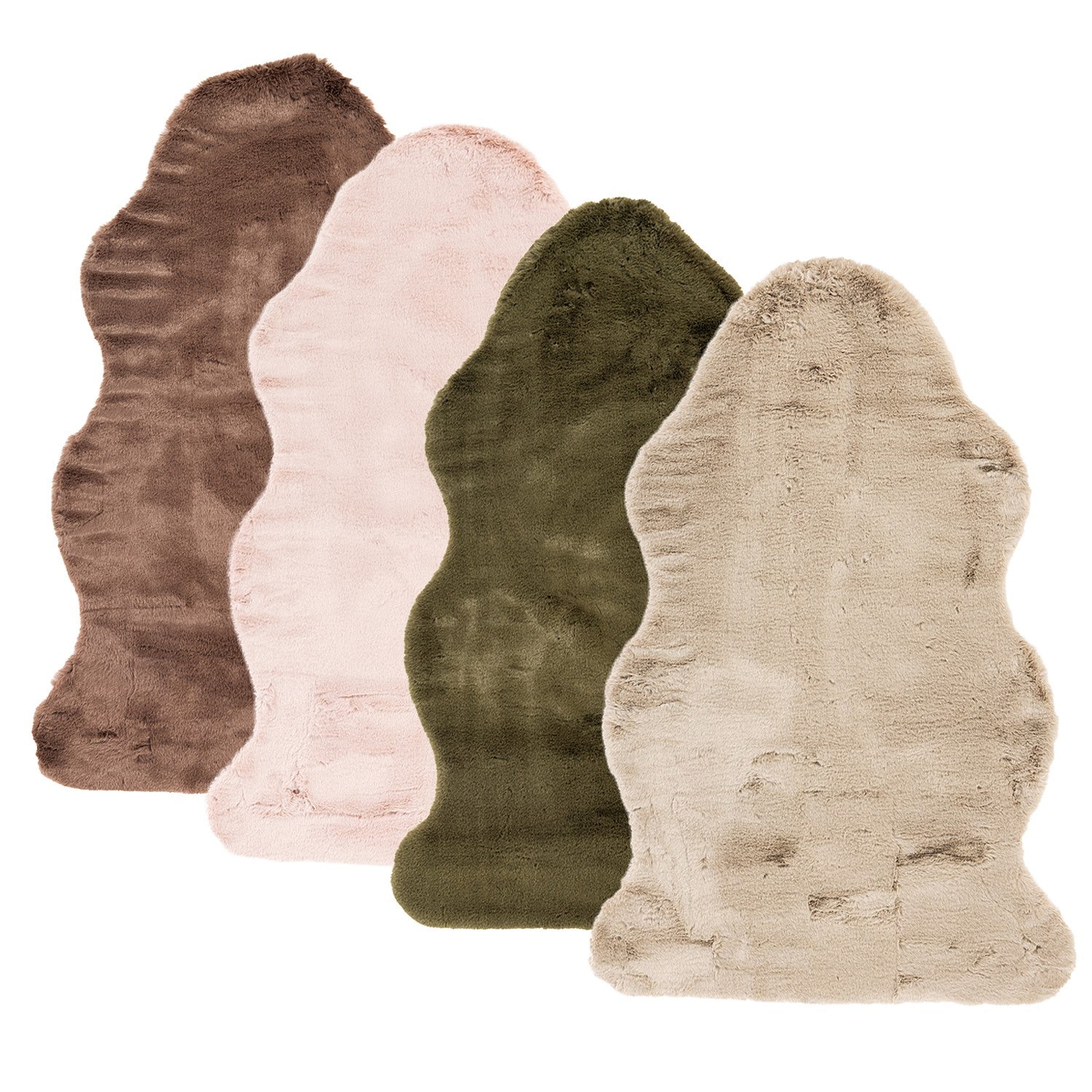 Design Republique Evelyn Faux Fur Rug 80x120cm