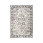 Design Republique Rexy Border Rug Silver 120 x 180cm