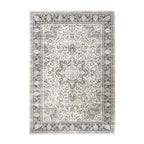 Design Republique Rexy Border Rug Silver 160 x 230cm
