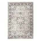 Design Republique Rexy Border Rug Silver 200 x 300cm