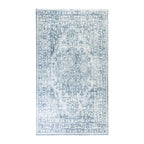Annabeth Floral Denim 160 x 230cm on a white background