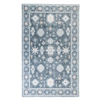 Design Republique Lexi Floral Border Rug Charcoal 200 x 300cm