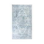 Annabeth Floral Denim rug 120 x 180cm on a white background 