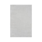 Fieldcrest Rita Texture Area Rug 120 x 180cm in Ivory, featuring a tonal textured geometric pattern with raised linear detailing.