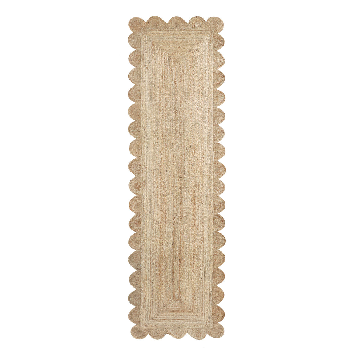 Cove Liv Scallop Jute Runner 80 x 300cm