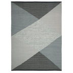Vera Cotton Rug 230 x 330cm in Multi Coloured, featuring the same bold abstract geometric pattern in a larger size.