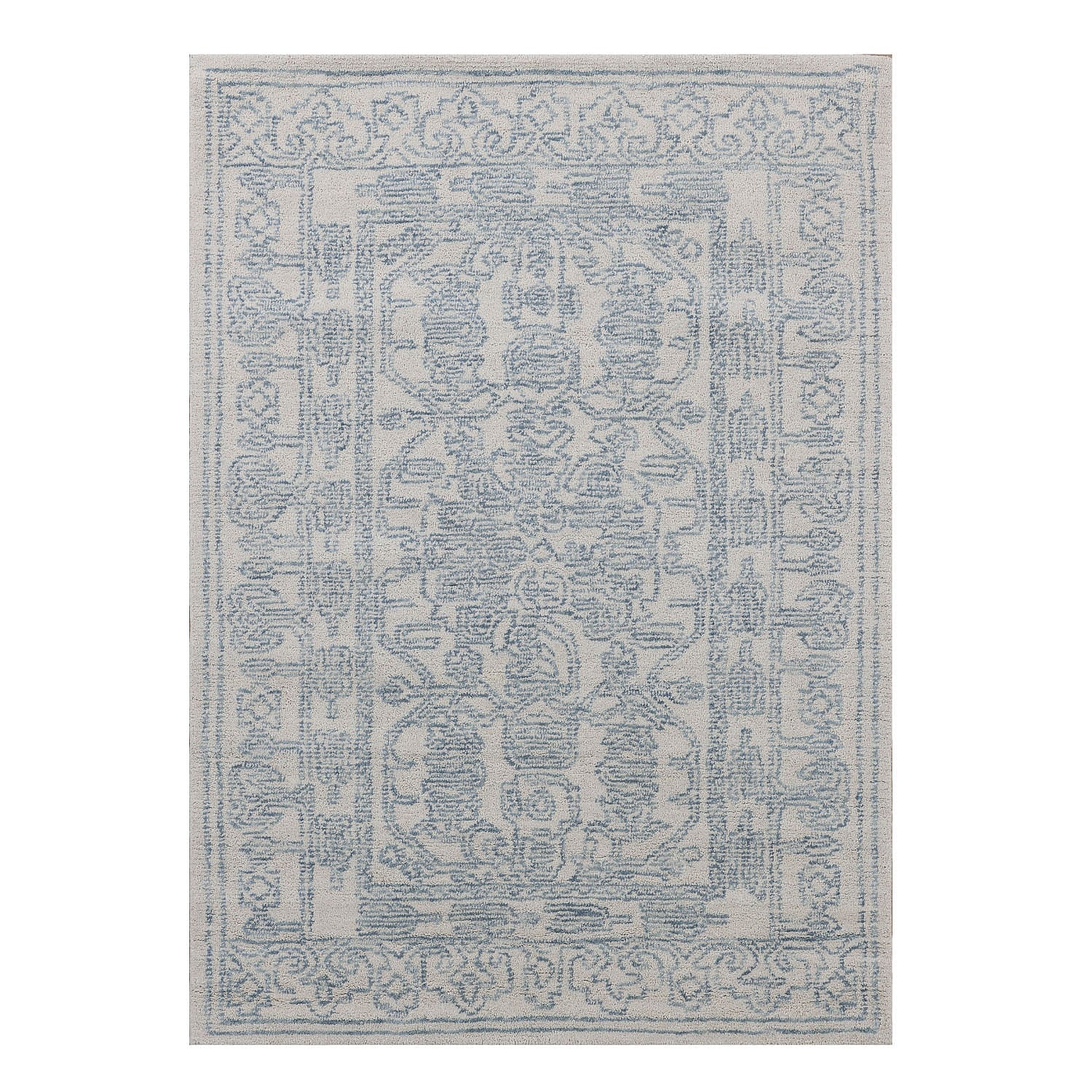 Design Republique Gracie Denim Wool Rug 160x230cm