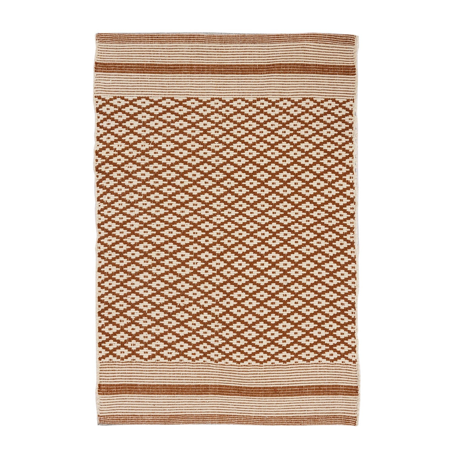 Fieldcrest  Remmy Stripe Hem Scatter Rug 60x90cm