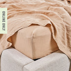 Ecoanthology 100% French Flax Linen Fitted Sheet