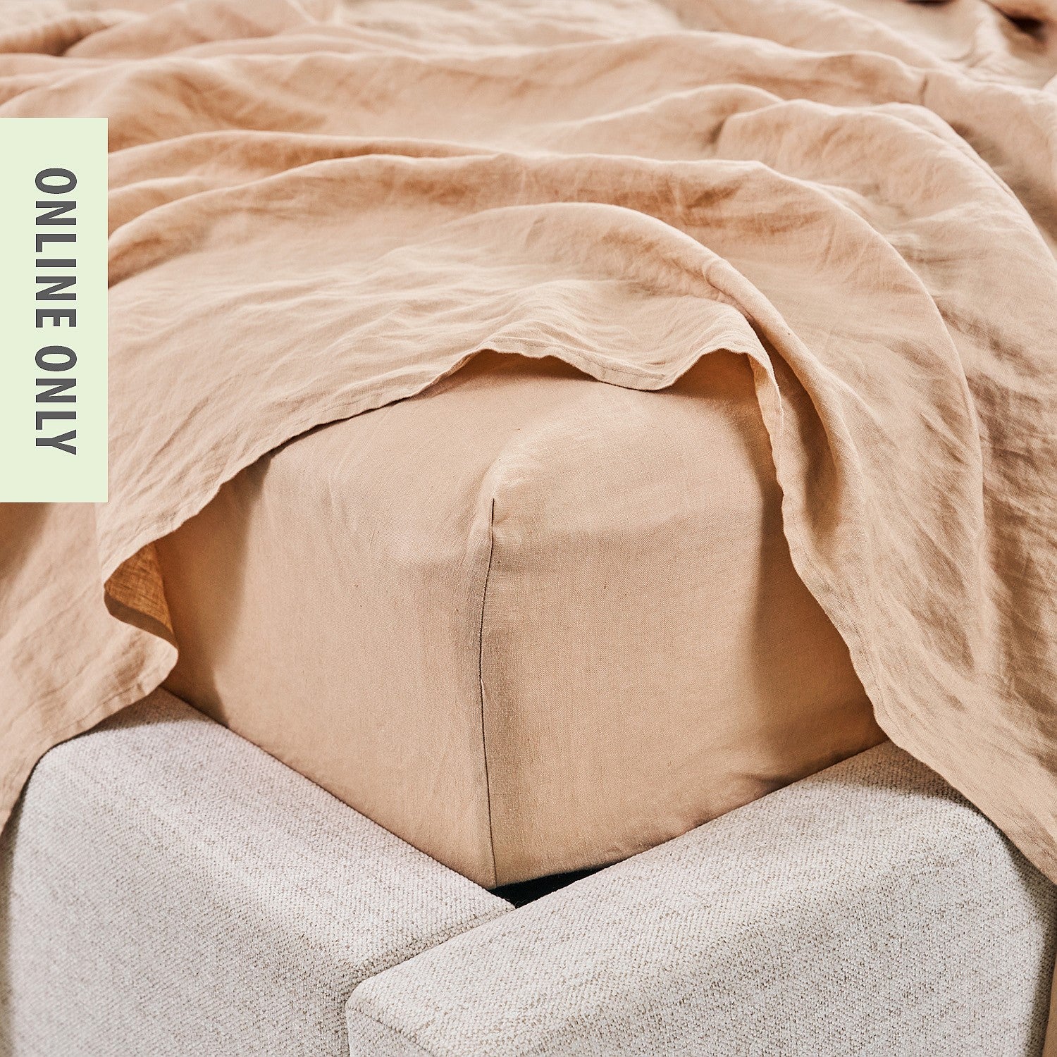 Ecoanthology 100% French Flax Linen Fitted Sheet