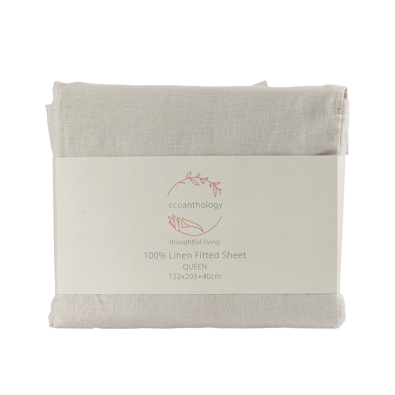 Ecoanthology 100% French Flax Linen Fitted Sheet