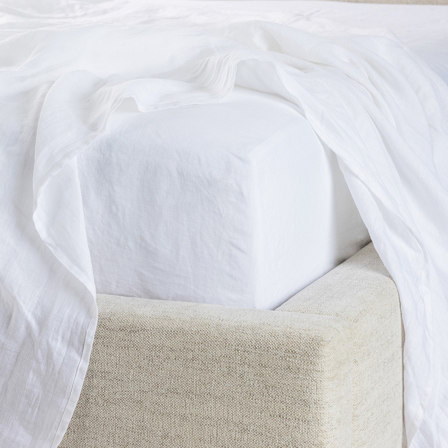 Ecoanthology 100% French Flax Linen Fitted Sheet