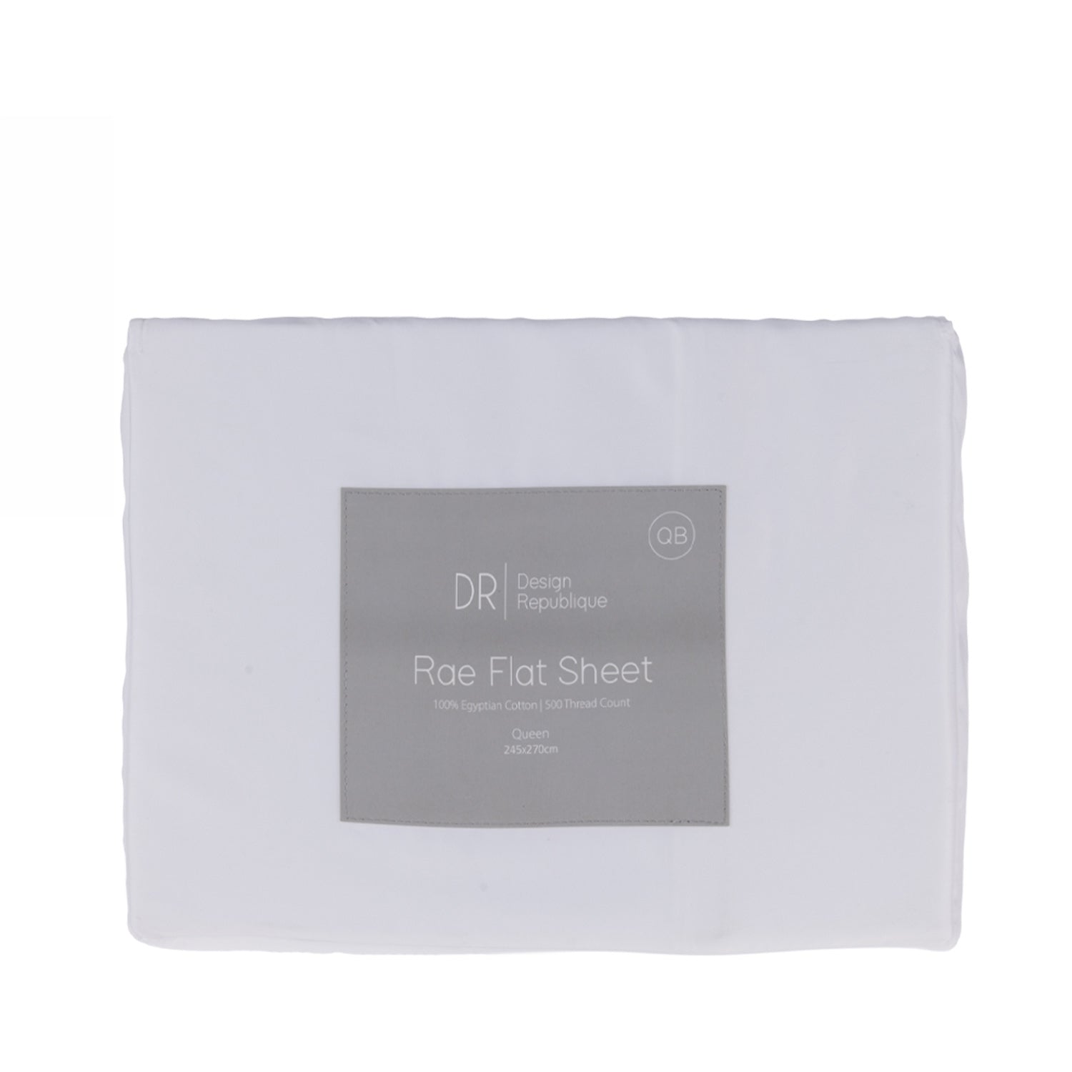 Design Republique Rae Cotton 500TC Flat Sheet
