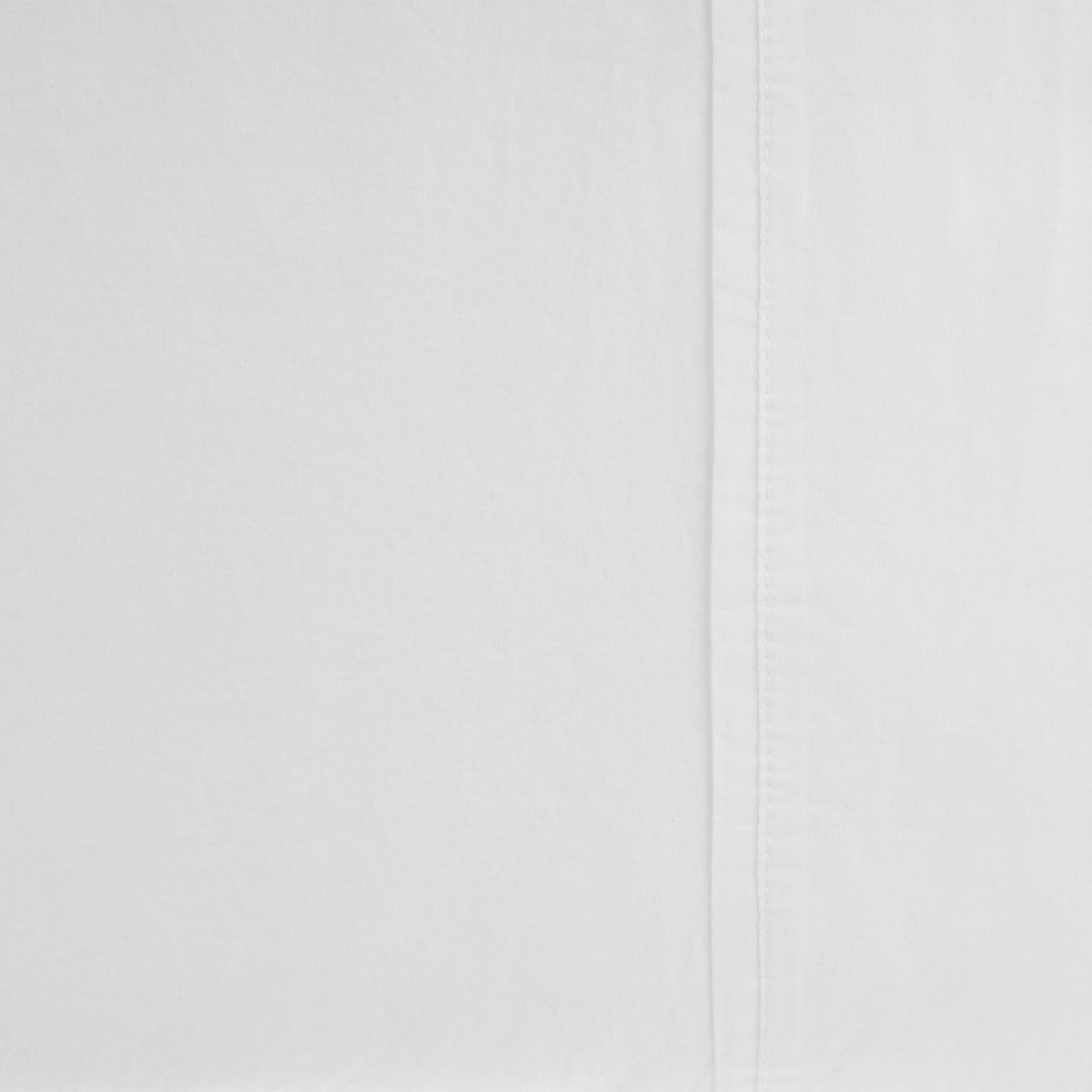 Design Republique Quinn 100% Cotton Washed Sheet Set in White, styled on a bed for a fresh, neutral look.