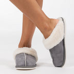 bb&b Sleep Eloise Faux Fur Slipper Charcoal