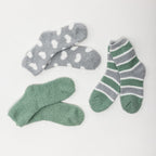 bb&b Sleep Classic 3 Pack Hearts & Stripes Bed Socks