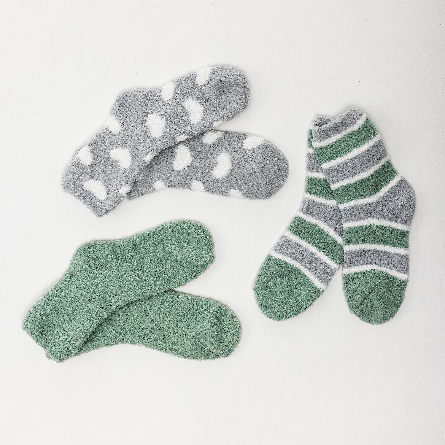 bb&b Sleep Classic 3 Pack Hearts & Stripes Bed Socks